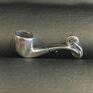 Sterling Pipe Charm